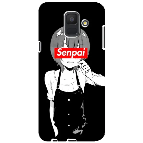 Чехол с принтом «Senpai» для Samsung Galaxy A6 2018 (A600F)