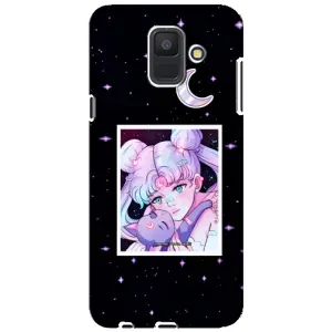 Чехлы Персонажи Аниме Наруто для Samsung Galaxy A6 2018, A600F (AlphaPrint) (Сейлор Мун)