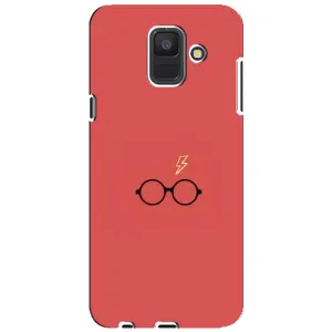 Чехлы с Гарри Поттером для Samsung Galaxy A6 2018, A600F (AlphaPrint) (шрам и очки)