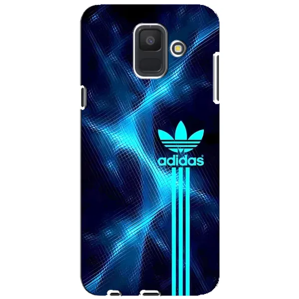 Чехол с принтом «Синий Адидас» для Samsung Galaxy A6 2018 (A600F)