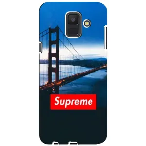 Чехол для Samsung Galaxy A6 2018, A600F с картинкой Supreme (AlphaPrint) (Стиль Supreme)
