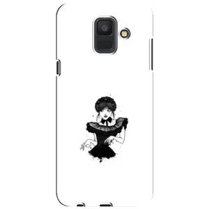 Чехлы Венсдей на Samsung Galaxy A6 2018, A600F Уэнсдей (AlphaPrint) (танец Уэнздей)