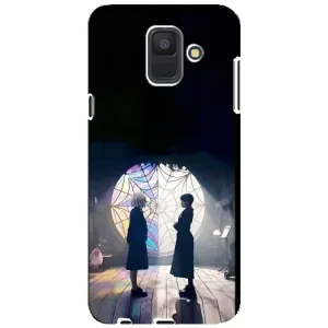 Чехлы Венсдей на Samsung Galaxy A6 2018, A600F Уэнсдей (AlphaPrint) (Уэнздей и Инид)