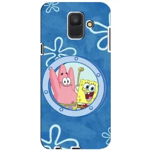 Чохол Губка Боб для Samsung A6 2018, А600F