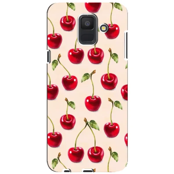 Чехол с принтом «Вишня» для Samsung Galaxy A6 2018 (A600F)