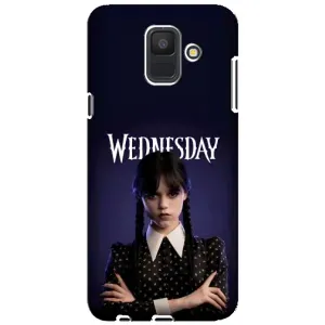 Силиконовый чехол с картинкой для Samsung Galaxy A6 2018, A600F (Wednesday)