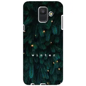 Новогодние, Праздничные Чехлы для Samsung Galaxy A6 2018, A600F - 2024 год (Winter)