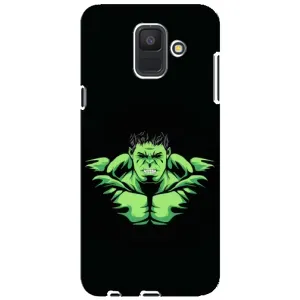 Чехлы с героями Марвел Samsung Galaxy A6 2018, A600F (VPrint) (Зелёный Халк)