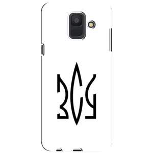 Чехлы для Samsung Galaxy A6 2018, A600F  Укр. Символика (AlphaPrint) (ЗСУ герб)