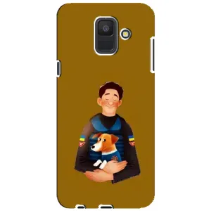 Чехлы с картинкой собаки Патрон для Samsung Galaxy A6 2018, A600F (AlphaPrint) (ЗСУ Патрон)