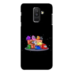Чохли Амонг Ас для Samsung Galaxy A6 Plus 2018 ( A605) (AlphaPrint) (Амонг-ас)