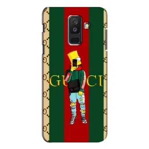 Бренднові Чохли для Samsung Galaxy A6 Plus 2018 ( A605) - (PREMIUMPrint) (Барт ГУЧЧІ)