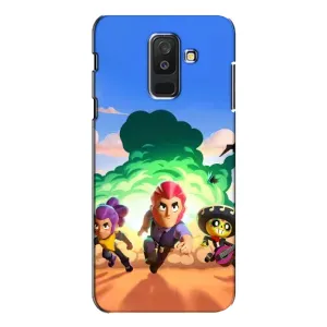 Чехол для Samsung Galaxy A6 Plus 2018 ( A605) Бравл Старс (VPrint) (Бравел Старс)