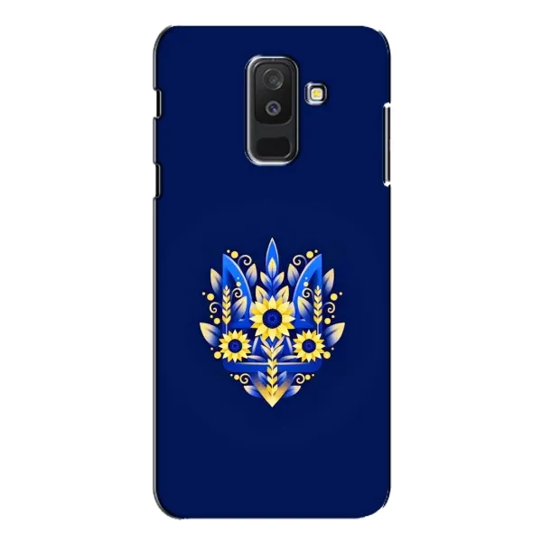 Чохол з принтом «Квітковий Герб» для Samsung Galaxy A6 Plus 2018 (A605)