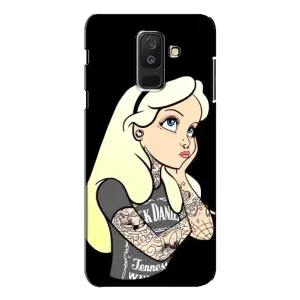 Чохол з друком для Samsung Galaxy A6 Plus 2018 ( A605) - (Мода) (AlphaPrint) (Дівчина в тату)