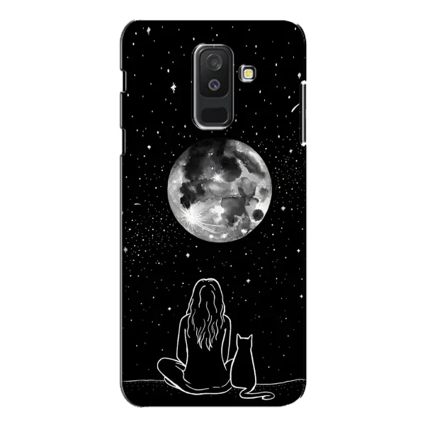 Чохол з принтом «Дівчина з котом» для Samsung Galaxy A6 Plus 2018 (A605) Чохол з принтом «Дівчина з котом» для Samsung Galaxy A6 Plus 2018 (A605)