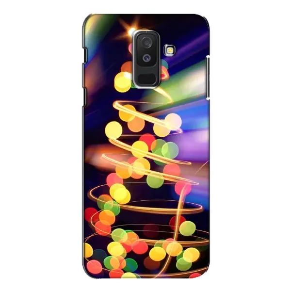 Чохол з принтом «Ялинка в огоньках» для Samsung Galaxy A6 Plus 2018 (A605) Чохол з принтом «Ялинка в огоньках» для Samsung Galaxy A6 Plus 2018 (A605)