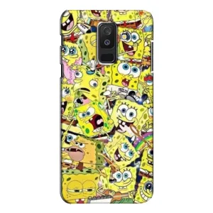 Чохол з принтом «Емоції Спан Боба» для Samsung Galaxy A6 Plus 2018 (A605)