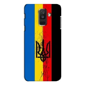 Украинские Чехлы для Samsung Galaxy A6 Plus 2018 ( A605) с картинкой УПА (AlphaPrint) (Прапор УПА)
