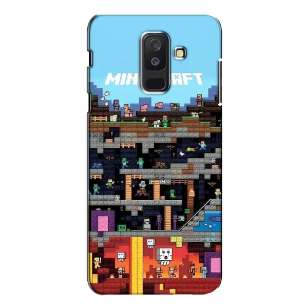 Чехол с принтом «фон Minecraft» для Samsung Galaxy A6 Plus 2018 (A605) Чехол с принтом «фон Minecraft» для Samsung Galaxy A6 Plus 2018 (A605)