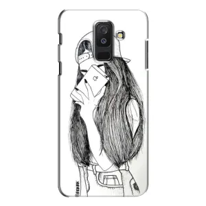 Чохол з друком для Samsung Galaxy A6 Plus 2018 ( A605) - (Мода) (AlphaPrint) (Фото дівчини)