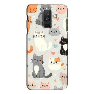 Чохол з малюнком кіт на Samsung Galaxy A6 Plus 2018 ( A605) (Колаж котів)