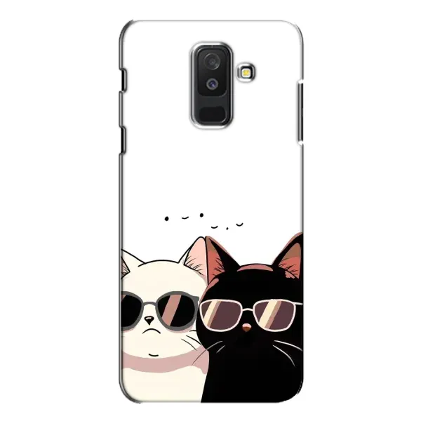 Чохол з принтом «Коти в окулярах» для Samsung Galaxy A6 Plus 2018 (A605) Чохол з принтом «Коти в окулярах» для Samsung Galaxy A6 Plus 2018 (A605)