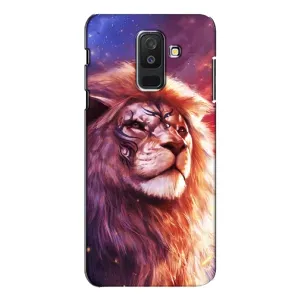 Чохол з картинкою ЛЕВ для Samsung Galaxy A6 Plus 2018 ( A605) (VPrint) (Красочний Лев)