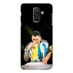 Чохли для Samsung Galaxy A6 Plus 2018 ( A605) (Leo чемпіон) (AlphaPrint) (Кубок Мессі)