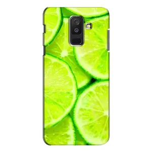 Чохли з фруктами для Samsung Galaxy A6 Plus 2018 ( A605) (VPrint) (Лайм)