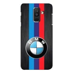 Чохол для Самсунг A6 Плюс 2018, A605 - з принтом БМВ (AlphaPrint) (Лого BMW)