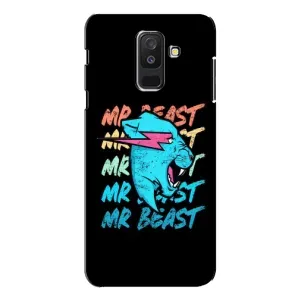 Чохли Містер Біст для Самсунг A6 Плюс 2018, A605 (logo Mr beast)
