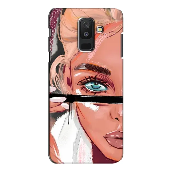 Чохол з принтом «Макіяж» для Samsung Galaxy A6 Plus 2018 (A605)