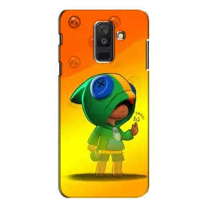 Чехол для Samsung Galaxy A6 Plus 2018 ( A605) Бравл Старс (VPrint) (Хлопчик Леон)