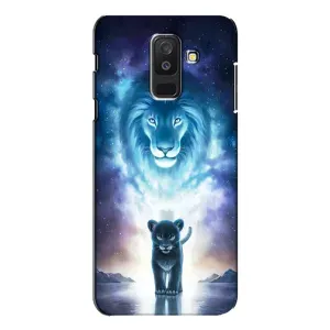 Чохол з картинкою ЛЕВ для Samsung Galaxy A6 Plus 2018 ( A605) (VPrint) (Маленький лев)