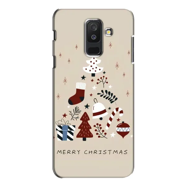 Чохол з принтом «Merry Christmas» для Samsung Galaxy A6 Plus 2018 (A605)