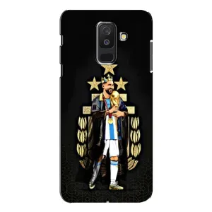 Чохли для Samsung Galaxy A6 Plus 2018 ( A605) (Leo чемпіон) (AlphaPrint) (Мессі Король)