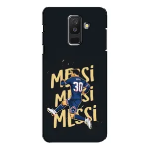 Чохли для Samsung Galaxy A6 Plus 2018 ( A605) (Leo чемпіон) (AlphaPrint) (Messi ПСЖ)
