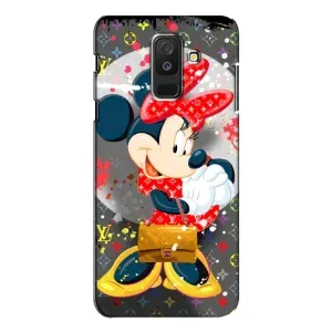 Чохол Disney Mouse Samsung Galaxy A6 Plus 2018 ( A605) (PREMIUMPrint) (Minni з бантіком)