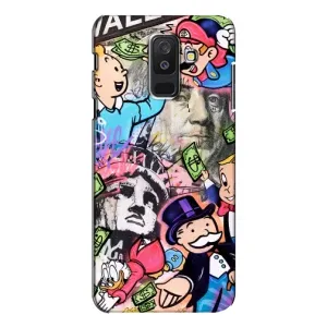 Чохли з крутими принтами для Samsung Galaxy A6 Plus 2018 ( A605) - (PREMIUMPrint) (Monopoly man)