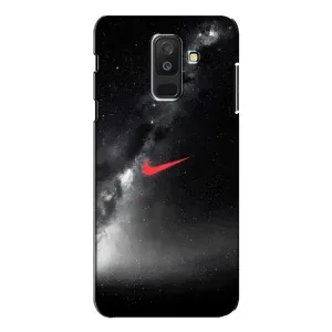 Чохол з принтом «Найк червоний» для Samsung Galaxy A6 Plus 2018 (A605)