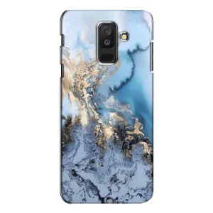 Мраморний чехол на Samsung Galaxy A6 Plus 2018 ( A605) (VPrint) (Ніжний мрамор)