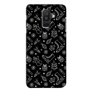 Новорічні, Святкові Чохли для Samsung Galaxy A6 Plus 2018 ( A605) - 2024 год (Новорічний фон)