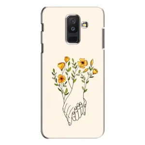 Чехлы для любимой на Самсунг A6 Плюс 2018, A605 (VPrint) (Руки любві)