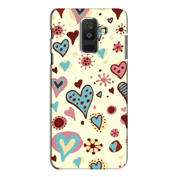 Чохол з принтом «Сердечки» для Samsung Galaxy A6 Plus 2018 (A605) Чохол з принтом «Сердечки» для Samsung Galaxy A6 Plus 2018 (A605)