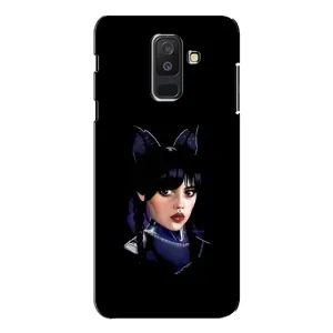 Чохли Венсдей на Samsung Galaxy A6 Plus 2018 ( A605) Уенсдей (AlphaPrint) (серйозна Венздей)