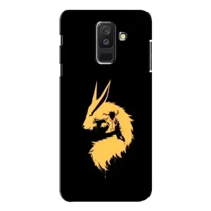 Naruto Anime Чохли для Самсунг A6 Плюс 2018, A605 (AlphaPrint) (силует Курама Наруто)