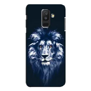 Чохол з картинкою ЛЕВ для Samsung Galaxy A6 Plus 2018 ( A605) (VPrint) (Синій Лев)