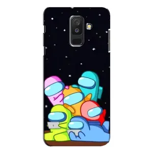 Чохли Амонг Ас для Samsung Galaxy A6 Plus 2018 ( A605) (AlphaPrint) (Скіни в космосі)