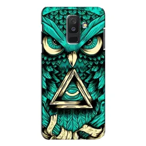 Чохол з пташками на Samsung Galaxy A6 Plus 2018 ( A605) (VPrint) (Сова з оком)
